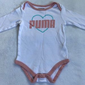 Long sleeve puma onesie